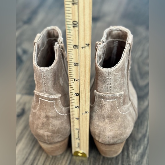 Dolce Vita Pueblo Beige Ankle Western Booties Size 8.5 - Picture 7 of 11